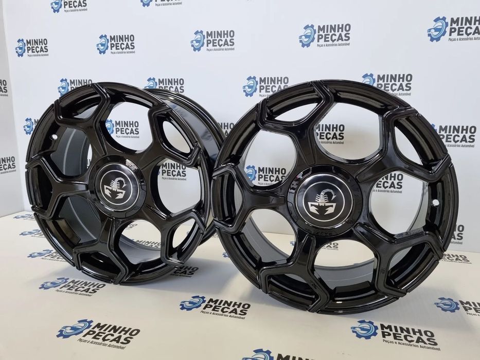 Jantes Fiat Punto Abarth em 17 Preto Brilho (4x98)