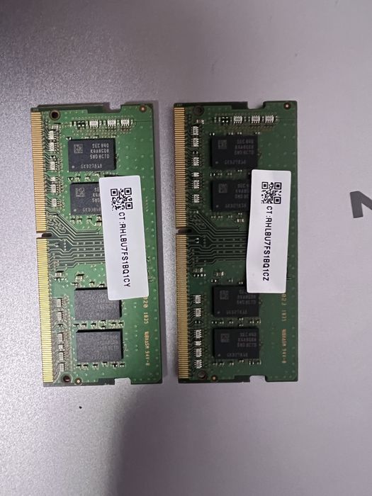 Оперативная память для ноутбука Samsung DDR4 8GB 2666MHz SO-DIMM 1Rx8 PC4-2666V (M471A1K43DB1-CTD)