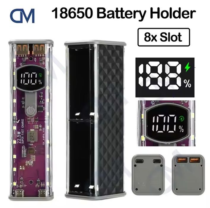 Корпус повербанка 22,5 Вт швидка зарядка