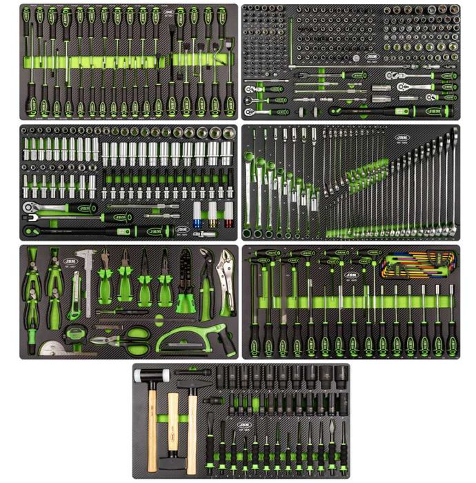 CARRINHO DE FERRAMENTAS XL COM 8 GAVETAS - MONTADO (468 PEÇAS)