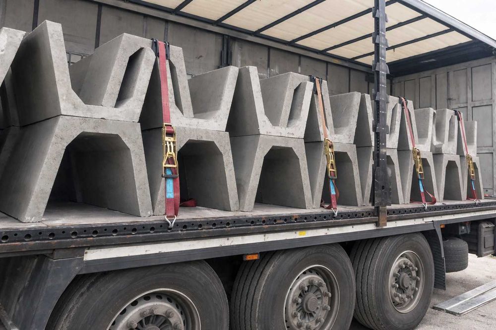 Korytka betonowe KKZ 50–74 cm Betonowe korytka odwodnieniowe liniowe