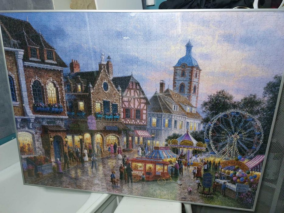 obraz Puzzle ulożone, stare miasto.117x86 cm