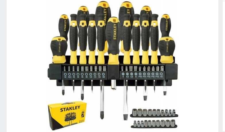 STANLEY Zestaw wkrętaków śrubokręty 57el 62-143