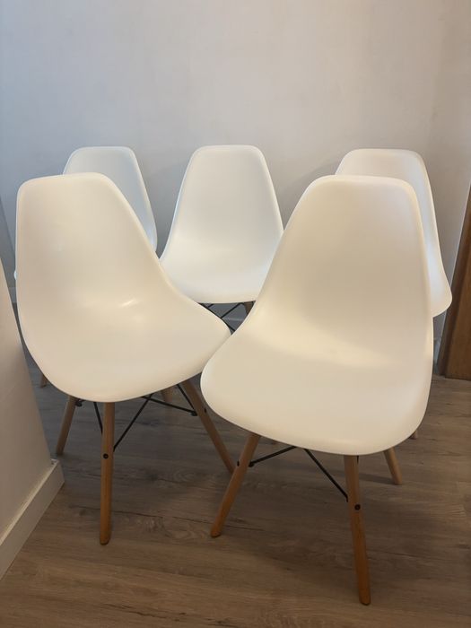 Conjunto de 5 cadeiras de Jantar Eiffel estilo nórdico