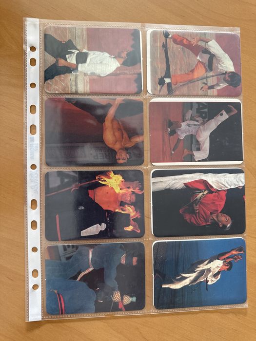 Lote Calendários de Bolso Vintage – Artes Marciais