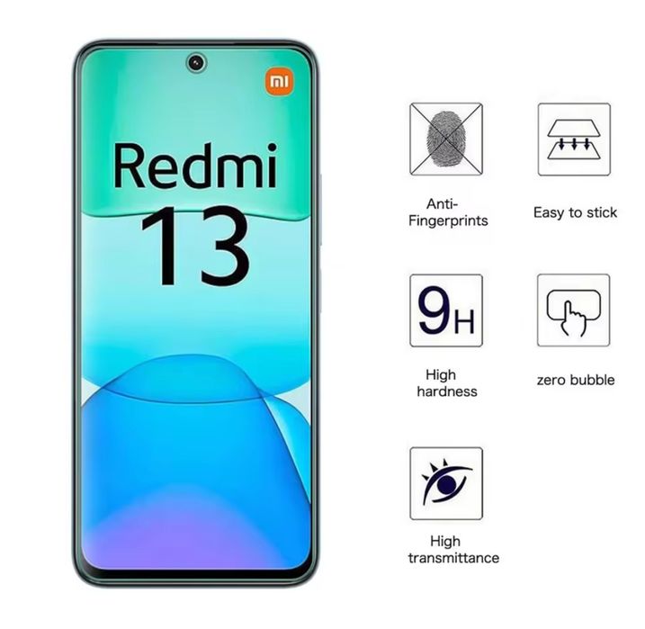 3 Vidros de proteção para redmi 13 4G