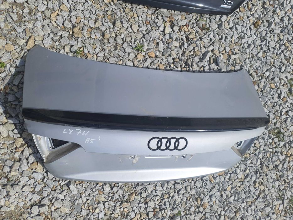 Audi A5 COUPE klapa tył w kolorze srebrnym LX7W LOTKA!!!