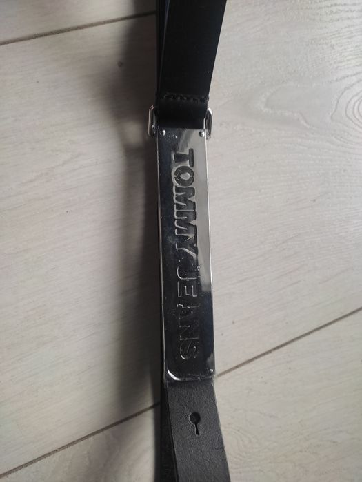 Tommy Jeans pasek damski skórzany
