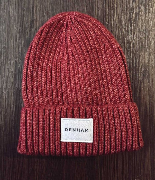 Nowa zimowa czapka męska Denham Chunky Beanie CA r. O/S