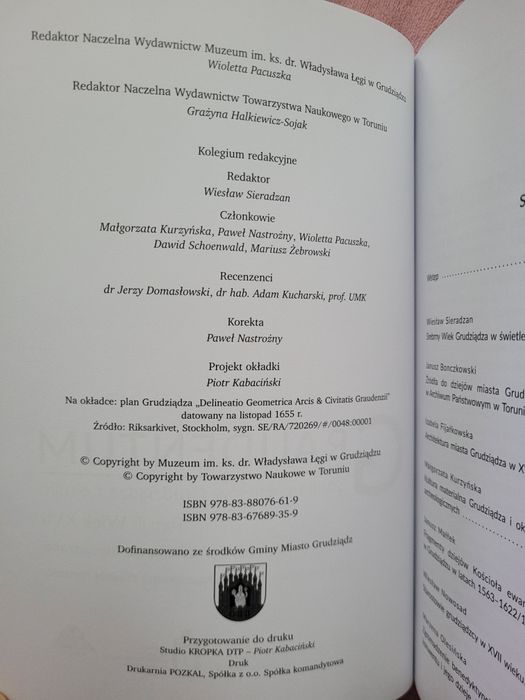 Graudentum - studia z dziejów  Grudziądza Tom III