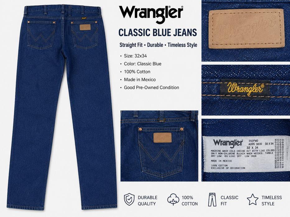 Джинсы Wrangler original.