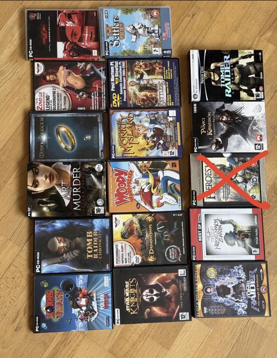 Zestaw gier pc uzywane