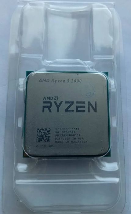 Процессор — AMD Ryzen 5 2600 + Кулер