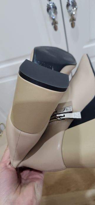 Botki Zara 39 skóra naturalna