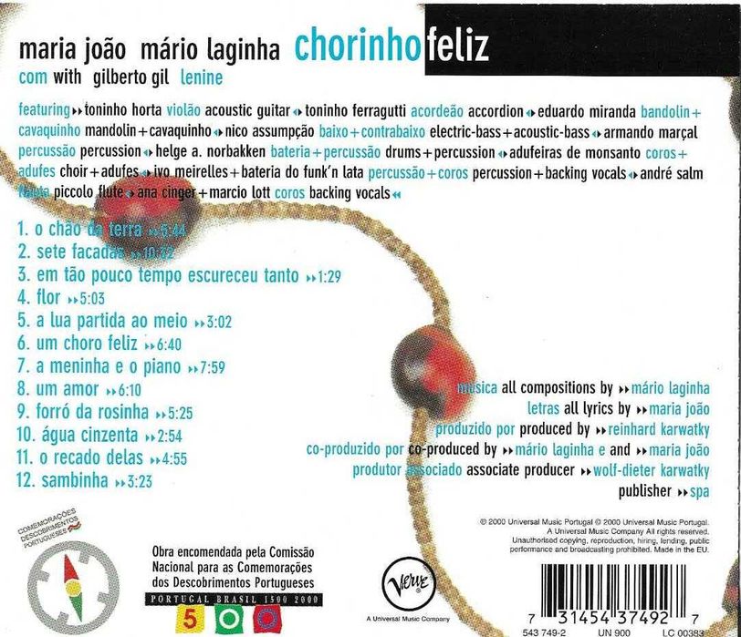 Maria João & Mário Laginha - Chorinho Feliz