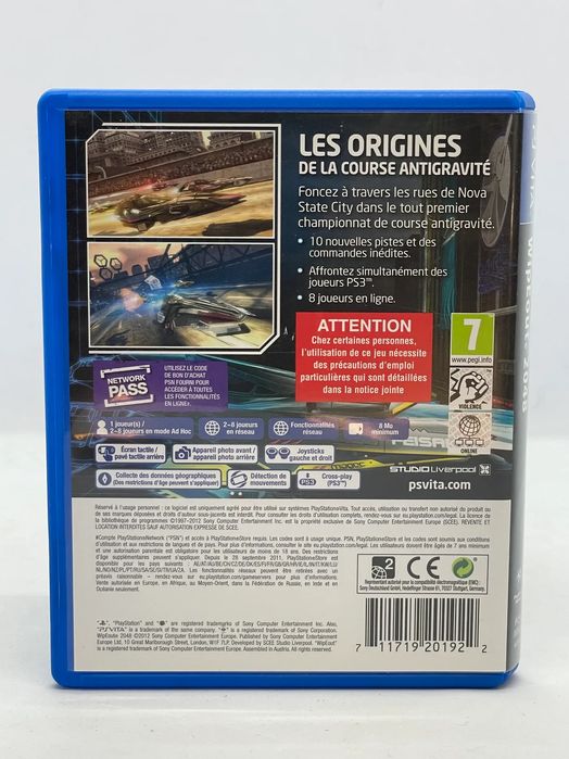 WipEout 2048 PS Vita Po Angielsku