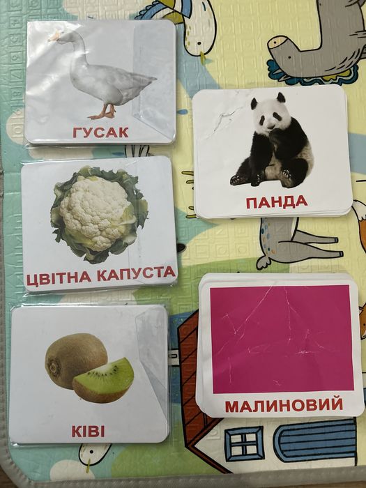 Набір карток домана «моя перша валіза» украінською