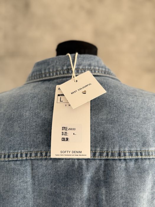 Niebieska kurtka jeansowa softy M/L