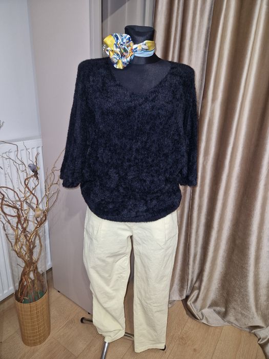 Sweter ala alpaka czarny