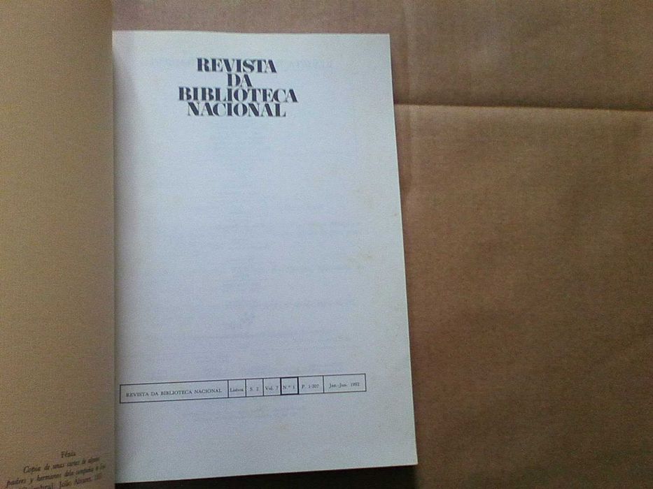 Revista da Biblioteca Nacional N. 1