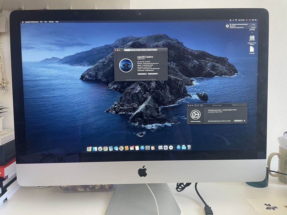 Apple iMac 27” i5 finais de 2013 - | 12 GB | 240GB SSD + 1TB HDD