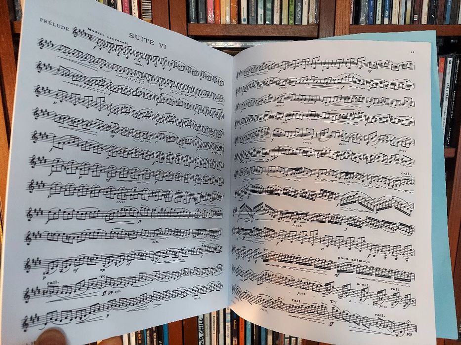 Nuty na klarnet J.S.Bach 6 suit