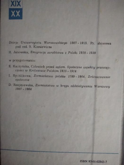 Dzieje Uniwersytetu Warszawskiego 1915- 1939- pod red. A. Garlickiego