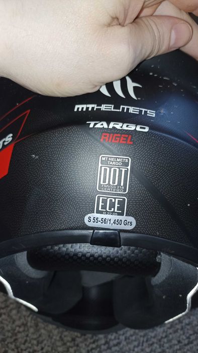 Мотошлем MT TARGO Rigel Matt Red