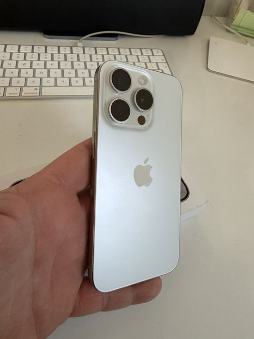 iPhone 15 Pro 128gb White Idealny Bateria 95%