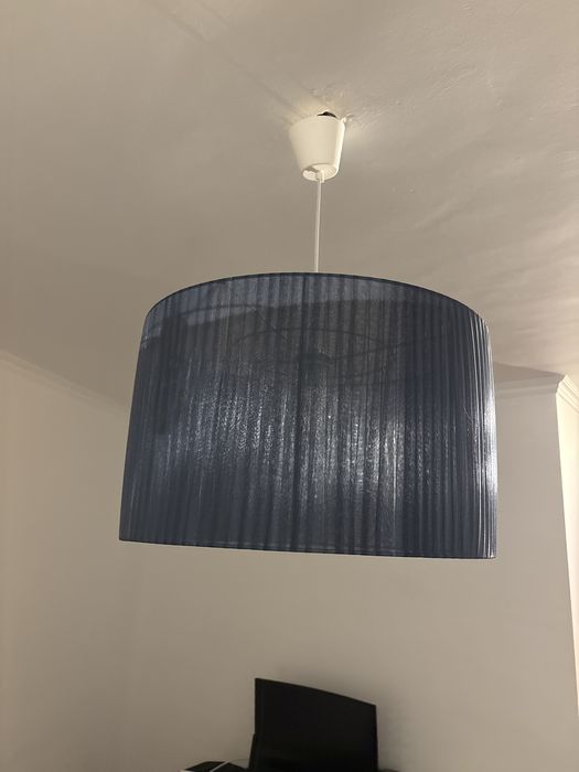 Candeeiro Azul escuro diametro 50cm