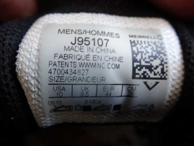 Buty MERRELL roz 44 Półbuty Męskie Skóra .