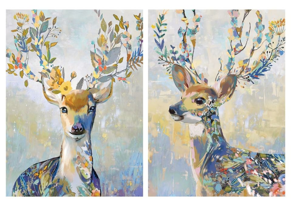 Duas telas decorativas 50×70