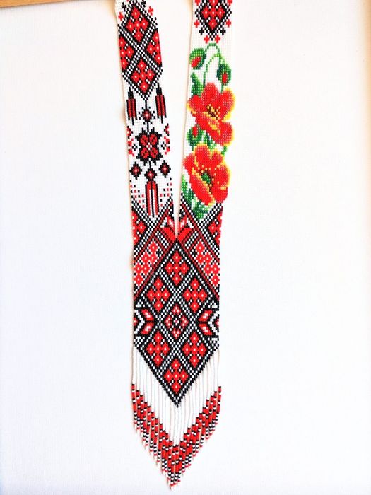 Гердан українські прикраси з бісеру