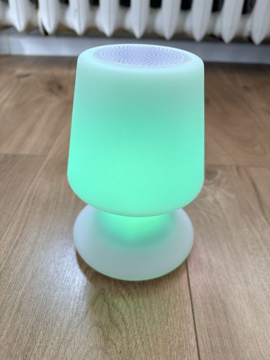 Lampki nocne LED RGB z głośnikiem Bluetooth + Pilot (2 sztuki)