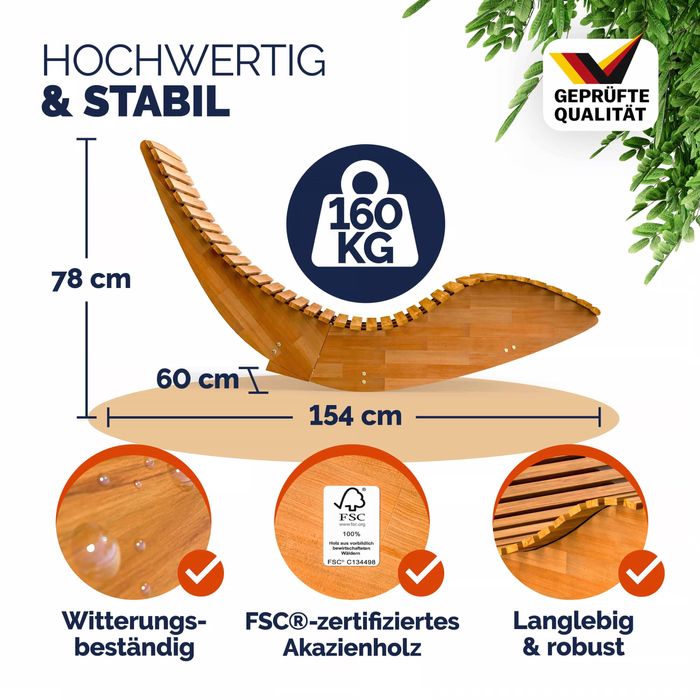 Leżak ogrodowy, leżak do SPA, leżaki - komplet - oryginalne