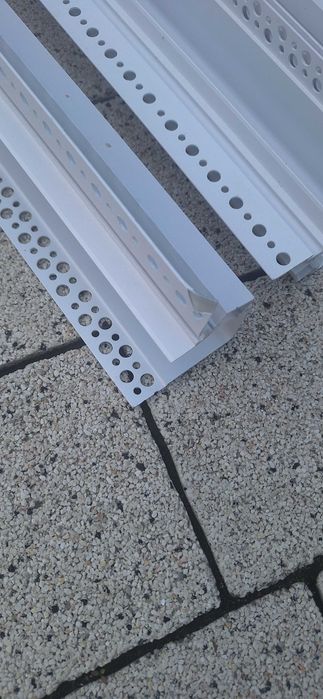 Profil LED Cieniowy Dystansowy Przyścienny Aluminiowy Do Płyt GK WPUST 1M