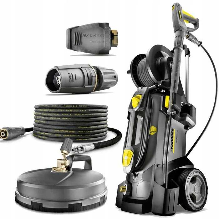 myjka ciśnieniowa Karcher z przystawką do mycia powierzchni płaskich
