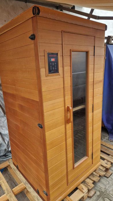 sauna INFRARED na podczerwień 2os RADIO oświetlenie głośniki Dotykowa
