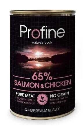 Вологий корм для собак Profine Salmon/Chicken 400 г (лосось/курка)