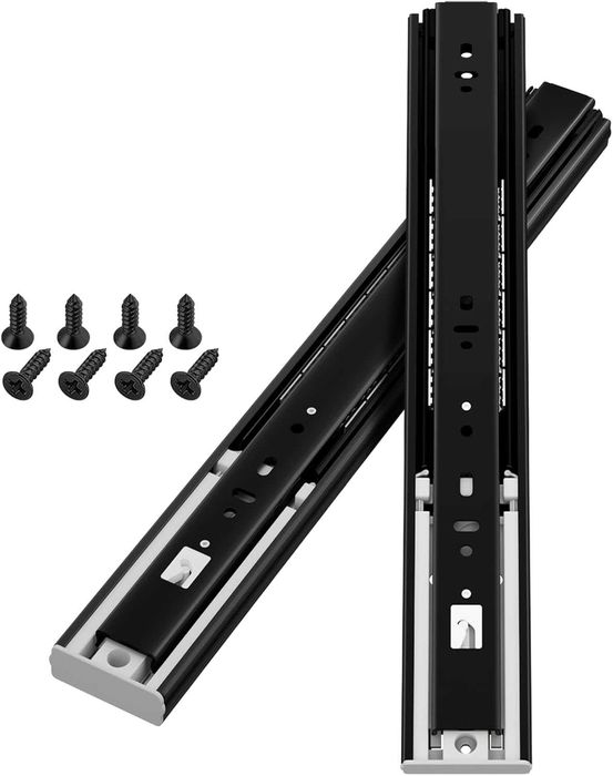 AOLISHENG 5 Par Prowadnic Do Szuflad 550mm Miękki Domyk, 45kg