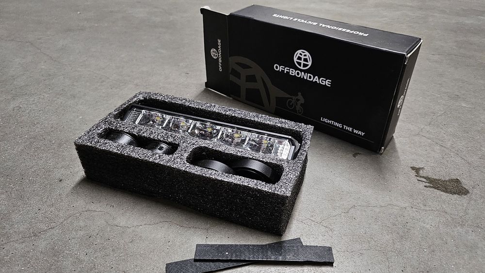 Lampka rowerowa listwa led nowa