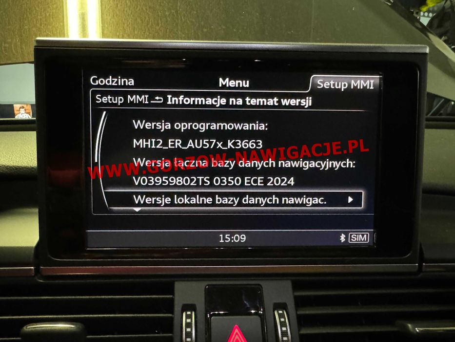 Polskie Menu Mapy 2026 Audi , BMW , Ford , Kia , Nissan , VW , Suzuki