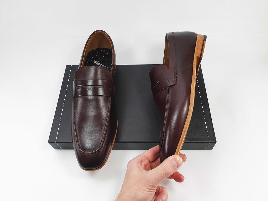 Мужские коричневые туфли GORDON & BROS Made in Germany 44 45