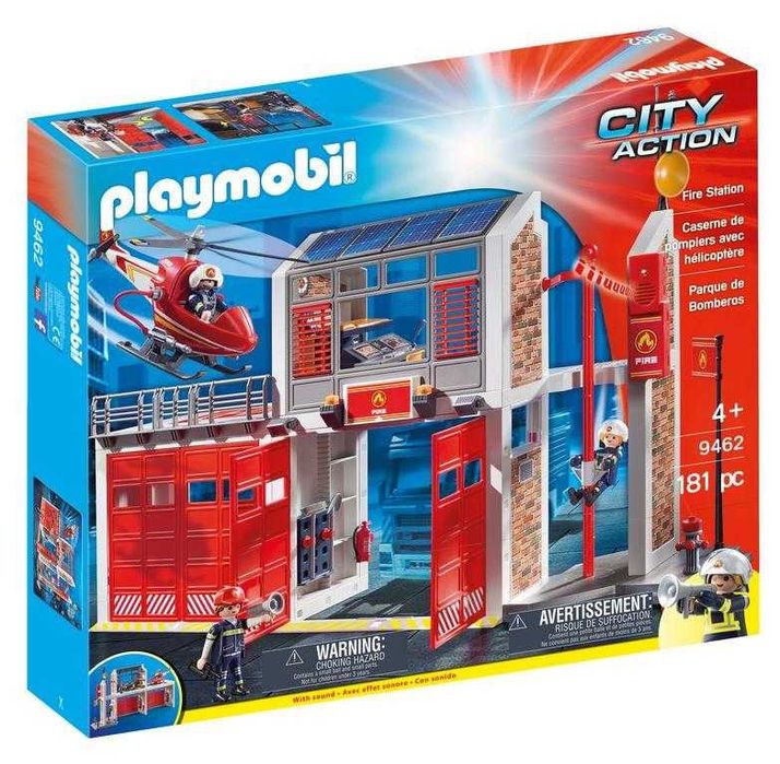 Playmobil 9462 City Action Duża remiza strażacka