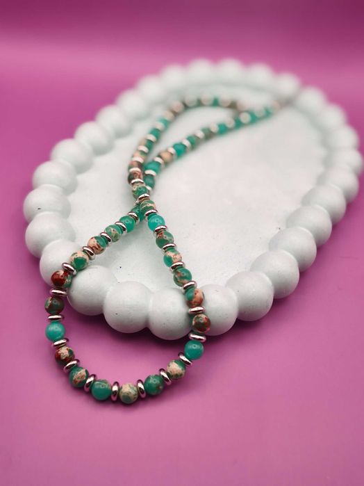 Naszyjnik handmade z kamieni naturalnych