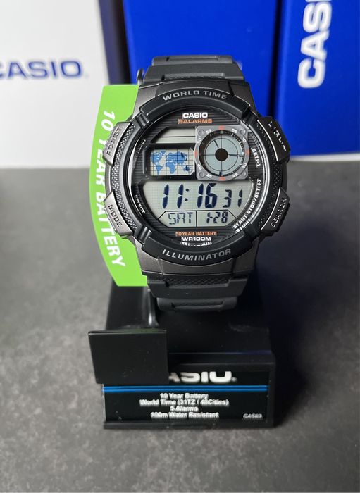 Годинник Casio AE-1000W-1B новий оригінальний тактичний