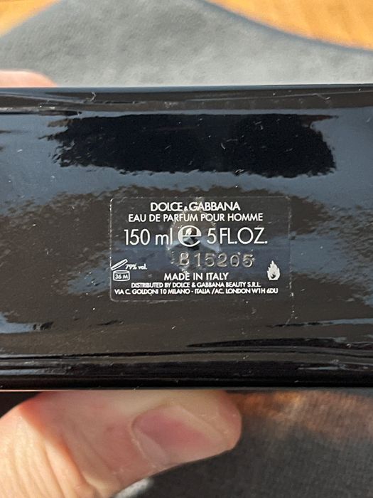 Dolce & Gabbana The One for men edp 150 ml stara wersja. data prod 05/2024