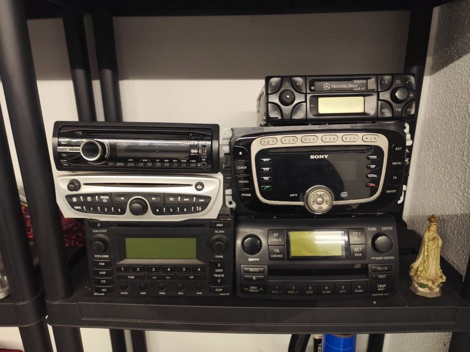 Lote de Auto-Rádios - Todos funcionais