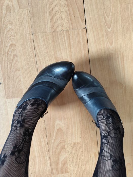 Buty skóra skórzane Lasocki botki uzywane