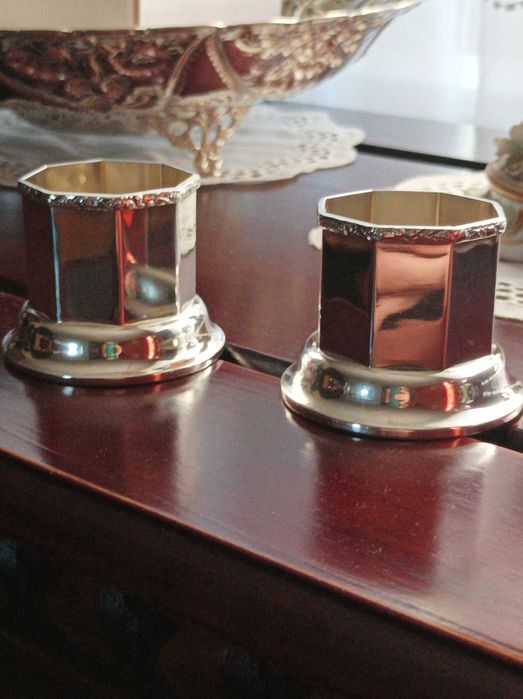 Piękne solniczki Pr 800 Niemcy Lutz Weiss Art Deco